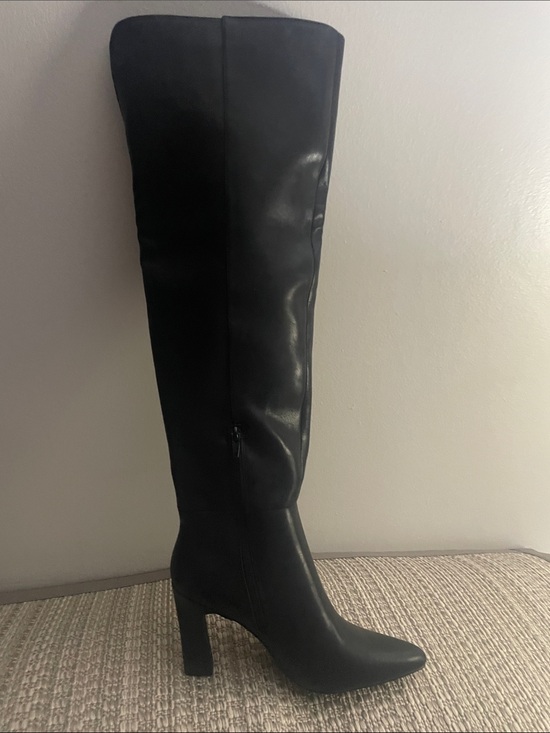 Madden Girl Shoes - Madden Girl Black Over-the-Knee Heeled Boots